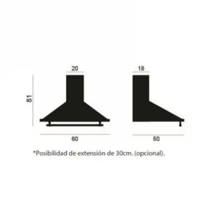 Vitrokitchen CD651R Medidas