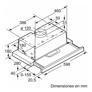 Balay 3BT262MB Medidas