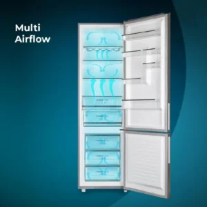 Cecotec Bolero CoolMarket Combi 356 Grey Glass D MultiAirflow