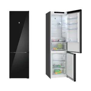 Frigorífico Combi BALAY 3KFD855NI Cristal Negro