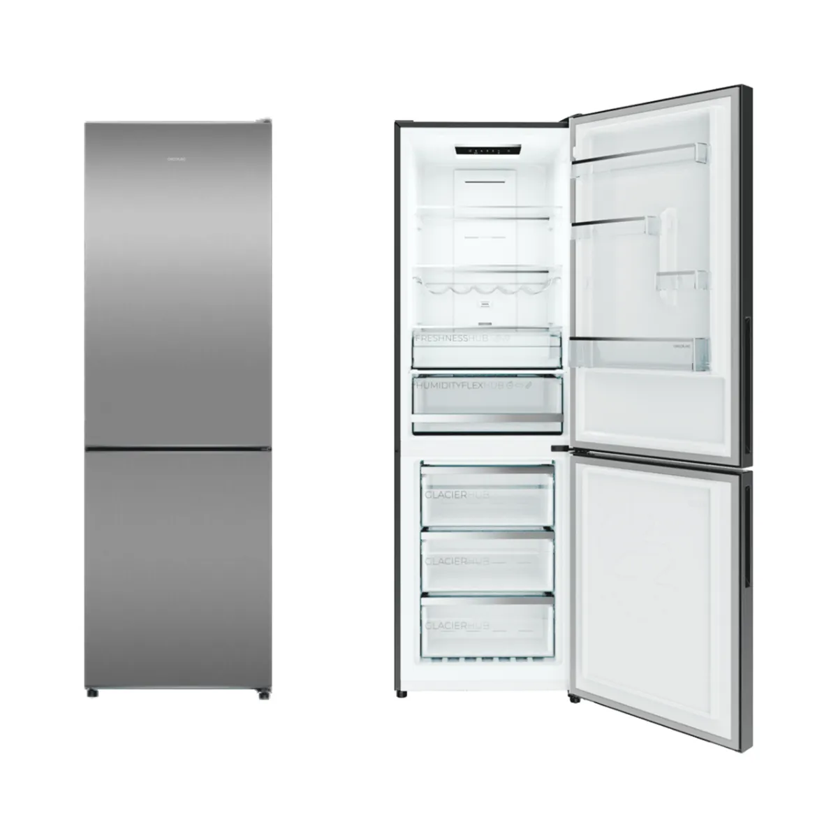 Frigorífico Combi CECOTEC COOLMARKET 322i Inox