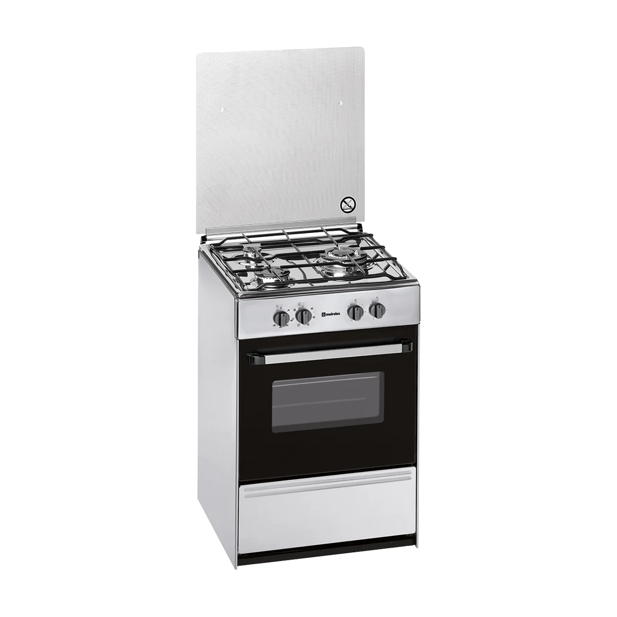 Cocina de gas MEIRELES G1530DVX1 Inox Butano